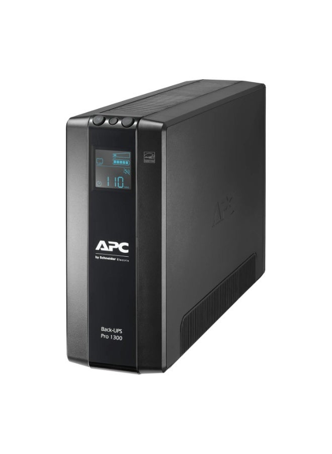 APC BR1300MI | APC Back-UPS Pro 1300VA UPS with LCD | 8 IEC Outlets, AVR, 230V - Image 1